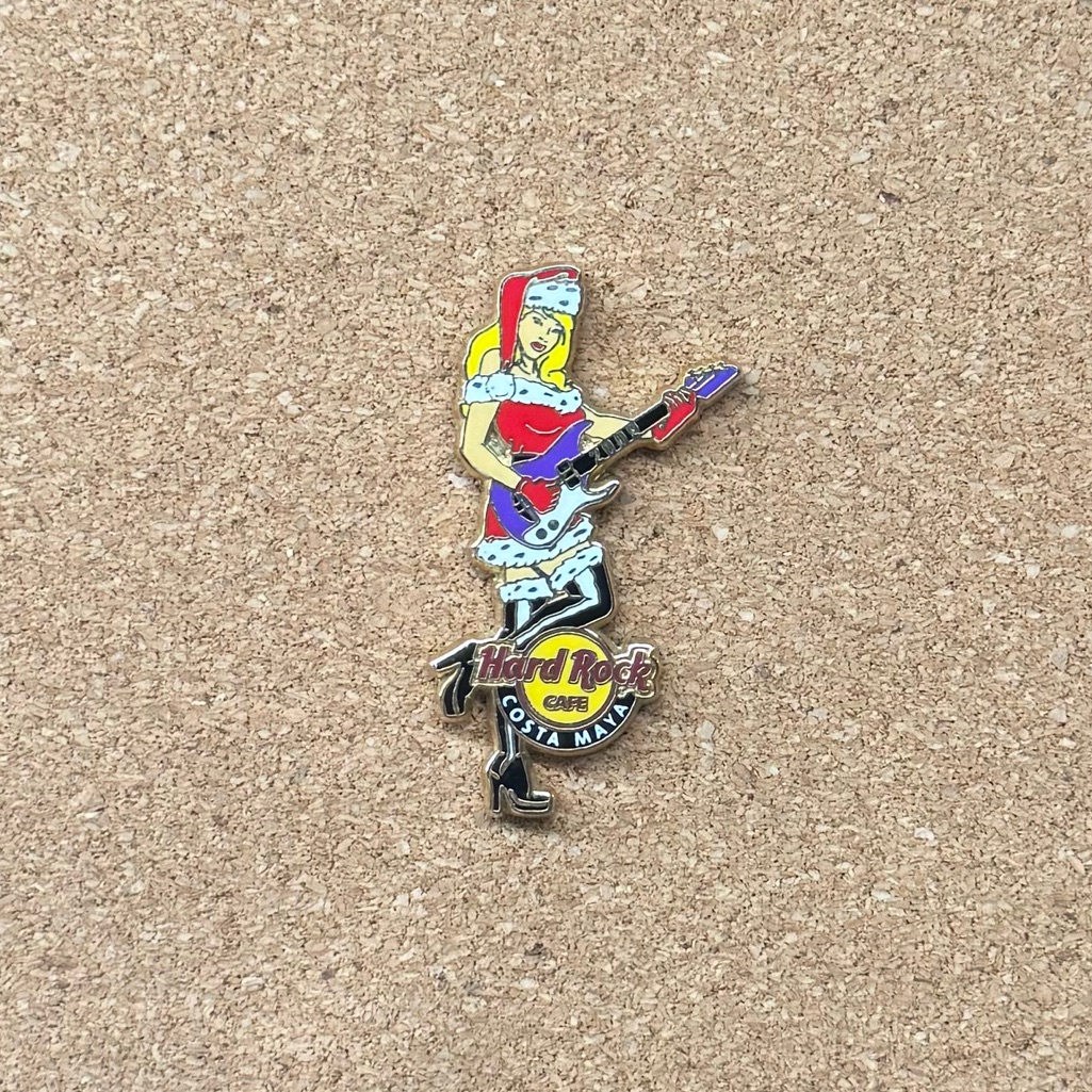 Hard Rock Cafe 2009 Christmas Jingle Girl Pin!